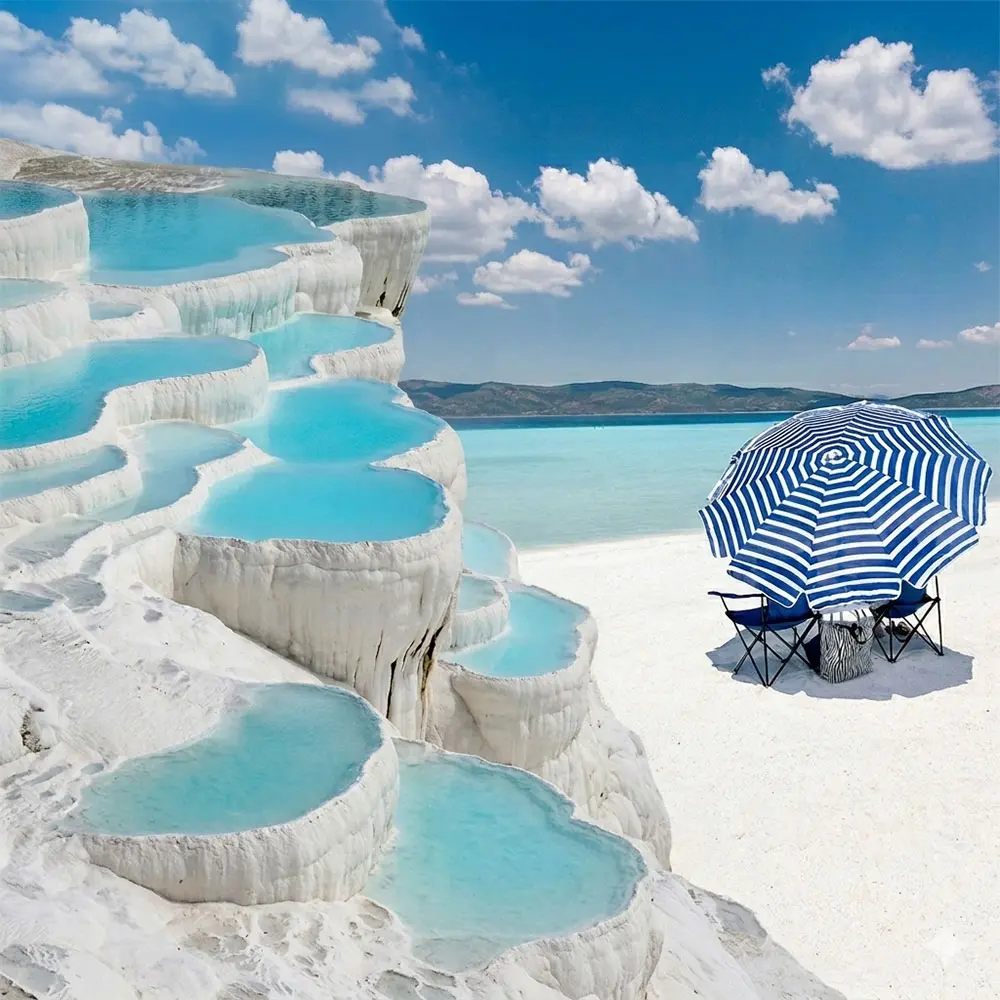 Çeşme-Pamukkale-Salda Turu / 1 Gece Otel Konaklamalı / İstanbul Çıkışlı